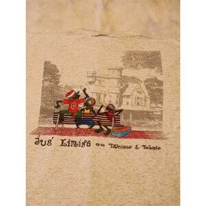 "Jus Liming" Trinidad & Tobago T-Shirt Rasta Medium